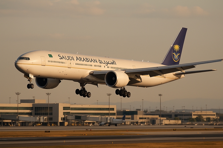 Transporte aéreo saudí